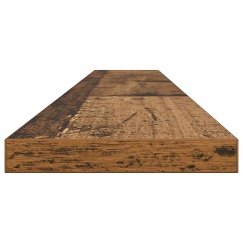 PÓŁKA NA KSIĄŻKI 4 SZT. BRĄZOWY 100X10X1.5CM