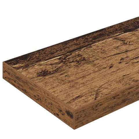 PÓŁKA NA KSIĄŻKI 4 SZT. BRĄZOWY 100X10X1.5CM