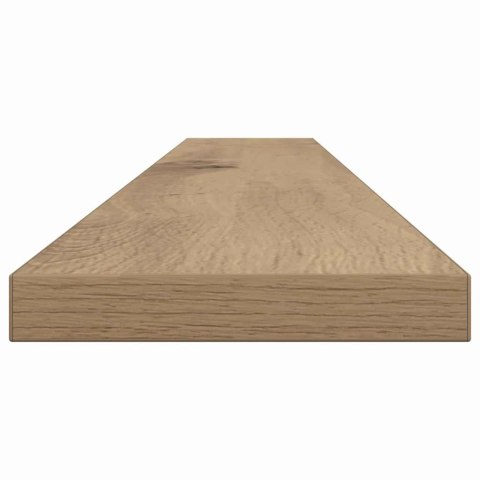 PÓŁKA NA KSIĄŻKI 4 SZT. BRĄZOWY 100X10X1.5CM