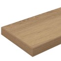 PÓŁKA NA KSIĄŻKI 4 SZT. BRĄZOWY 100X10X1.5CM
