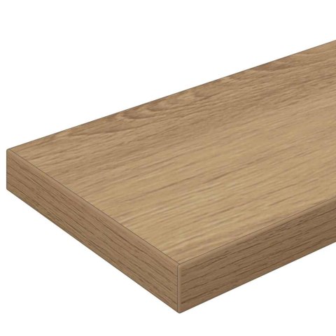 PÓŁKA NA KSIĄŻKI 4 SZT. BRĄZOWY 100X10X1.5CM
