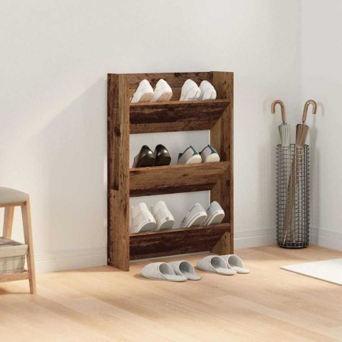 SZAFKA NA BUTY NA ŚCIANĘ STARE DREWNO