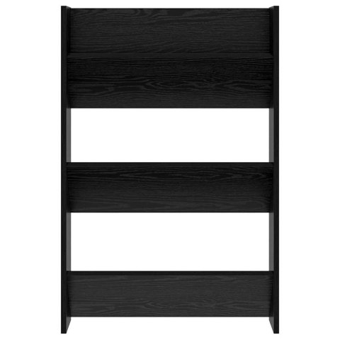 SZAFKI NA BUTY NA ŚCIANĘ CZARNY DĄB