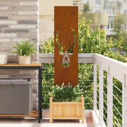 EKRAN ZAPEWNIAJĄCY PRYWATNOŚĆ W OGRODZIE RDZAWY 32X140CM