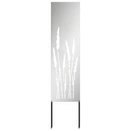 VidaXL Ekran zapewniający prywatność w ogrodzie Srebrny 32 x 140 cm