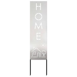 VidaXL Ekran zapewniający prywatność w ogrodzie Srebrny 32 x 140 cm