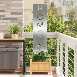 VidaXL Ekran zapewniający prywatność w ogrodzie Srebrny 32 x 140 cm