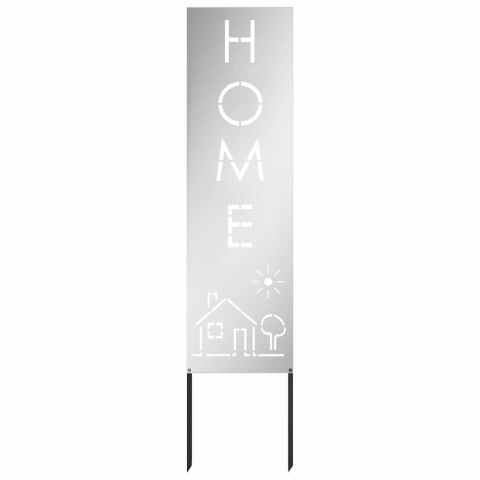 VidaXL Ekran zapewniający prywatność w ogrodzie Srebrny 32 x 140 cm