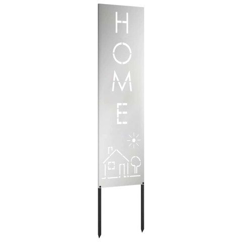 VidaXL Ekran zapewniający prywatność w ogrodzie Srebrny 32 x 140 cm