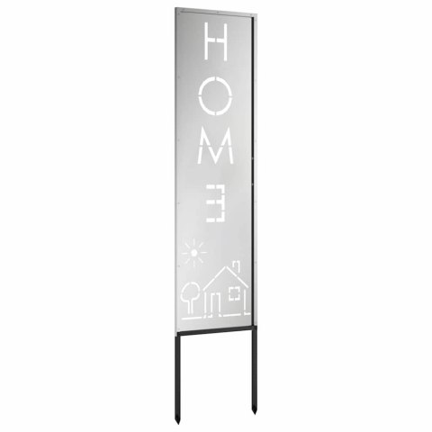 VidaXL Ekran zapewniający prywatność w ogrodzie Srebrny 32 x 140 cm