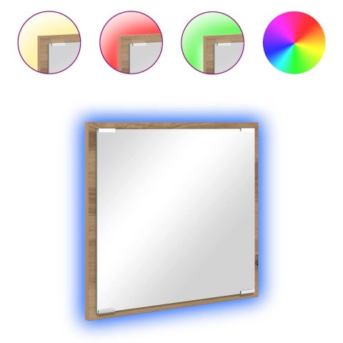 LUSTRO ŁAZIENKOWE LED Z LUSTREM DĄB ARTISAN 40X8,5X37CM