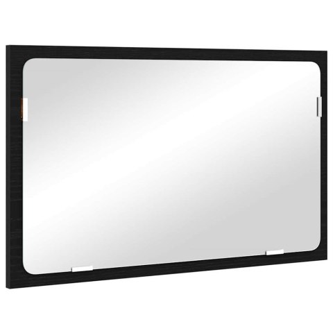 ZESTAW MEBLI ŁAZIENKOWYCH 2 SZT. CZARNY DĄB 57X37X45CM