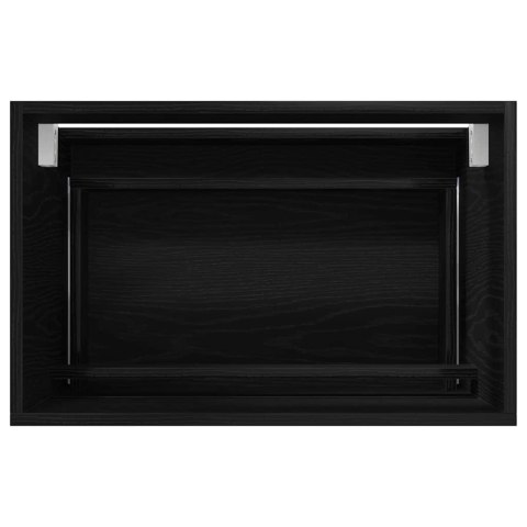 ZESTAW MEBLI ŁAZIENKOWYCH 2 SZT. CZARNY DĄB 57X37X45CM