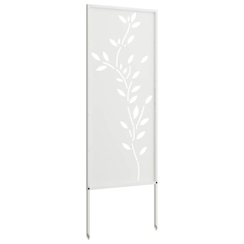 DEKORACYJNY PANEL OGRODOWY BIAŁY 50X140CM