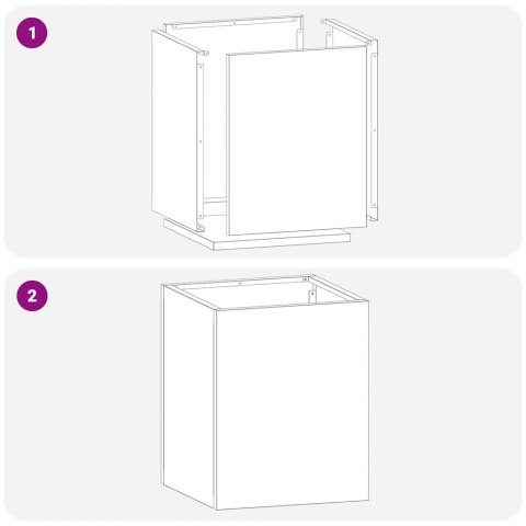 DONICZKA OGRODOWA BRĄZOWY 32X32X40CM STAL POSTARZANA