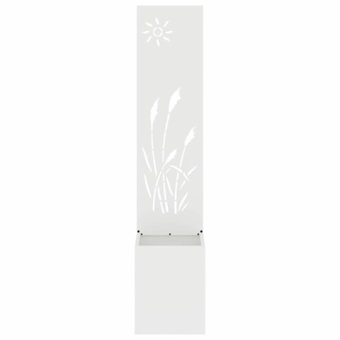 EKRAN ZAPEWNIAJĄCY PRYWATNOŚĆ W OGRODZIE BIAŁY 32X140CM