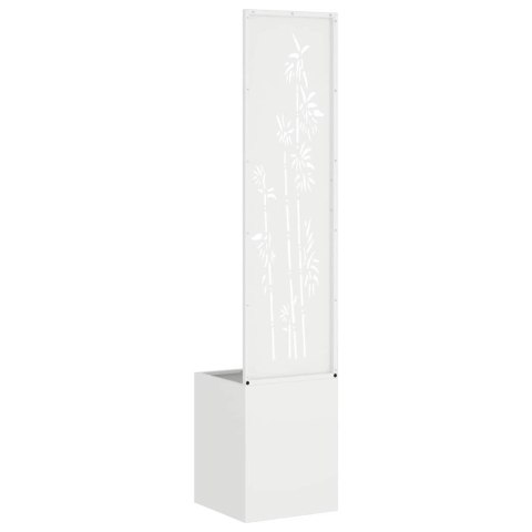 EKRAN ZAPEWNIAJĄCY PRYWATNOŚĆ W OGRODZIE BIAŁY 32X140CM