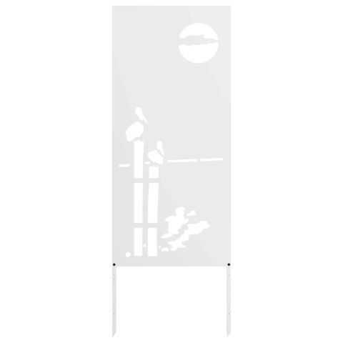 EKRAN ZAPEWNIAJĄCY PRYWATNOŚĆ W OGRODZIE BIAŁY 50X140CM