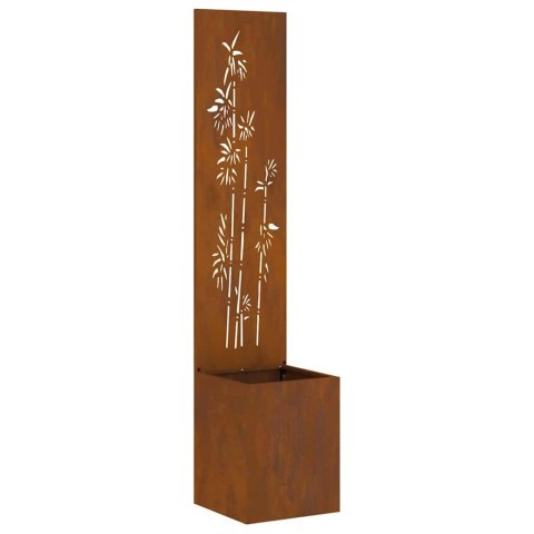 EKRAN ZAPEWNIAJĄCY PRYWATNOŚĆ W OGRODZIE RDZAWY 32X140CM