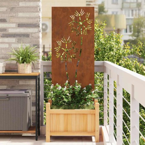 EKRAN ZAPEWNIAJĄCY PRYWATNOŚĆ W OGRODZIE RDZAWY 50X140CM