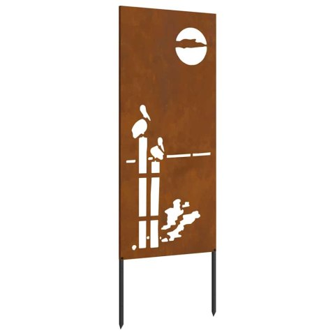 EKRAN ZAPEWNIAJĄCY PRYWATNOŚĆ W OGRODZIE RDZAWY 50X140CM