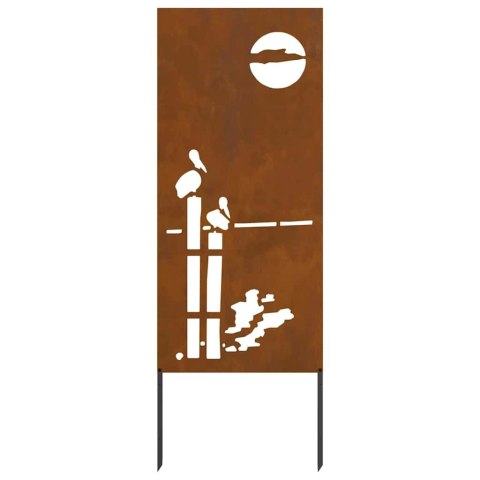 EKRAN ZAPEWNIAJĄCY PRYWATNOŚĆ W OGRODZIE RDZAWY 50X140CM