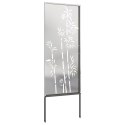 VidaXL Ekran zapewniający prywatność w ogrodzie Srebrny 50 x 140 cm
