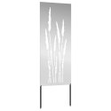VidaXL Ekran zapewniający prywatność w ogrodzie Srebrny 50 x 140 cm