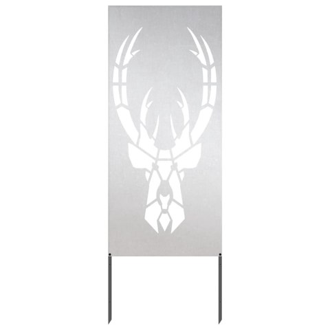 VidaXL Ekran zapewniający prywatność w ogrodzie Srebrny 50 x 140 cm