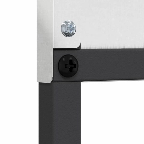 VidaXL Ekran zapewniający prywatność w ogrodzie Srebrny 50 x 140 cm