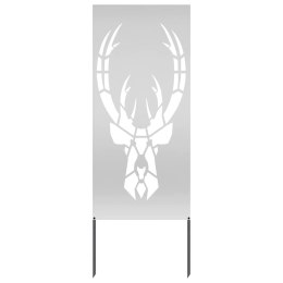 VidaXL Ekran zapewniający prywatność w ogrodzie Srebrny 50 x 140 cm