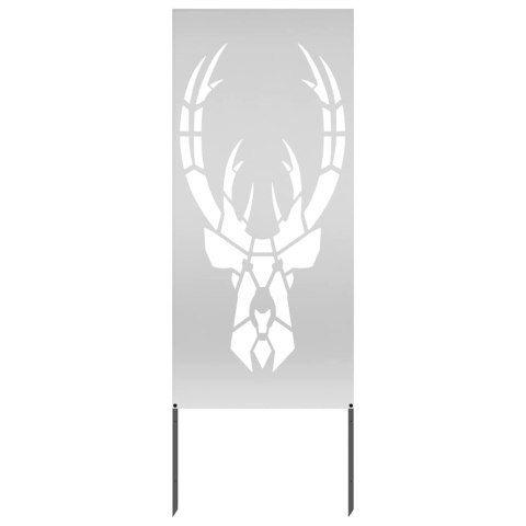 VidaXL Ekran zapewniający prywatność w ogrodzie Srebrny 50 x 140 cm