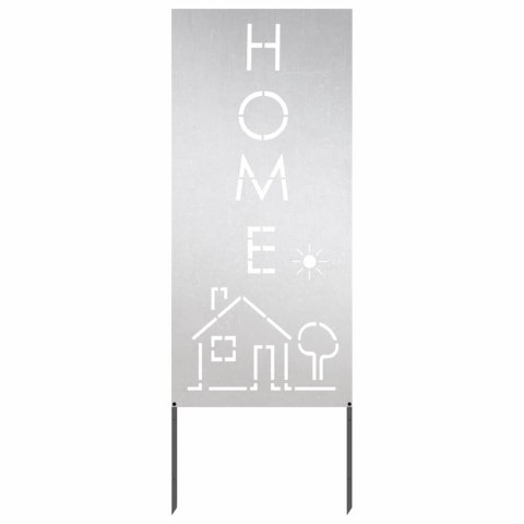 VidaXL Ekran zapewniający prywatność w ogrodzie Srebrny 50 x 140 cm