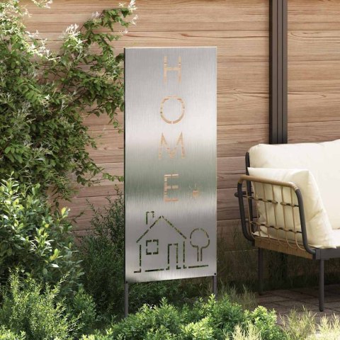 VidaXL Ekran zapewniający prywatność w ogrodzie Srebrny 50 x 140 cm