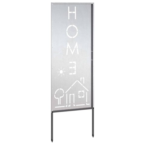 VidaXL Ekran zapewniający prywatność w ogrodzie Srebrny 50 x 140 cm