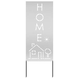 VidaXL Ekran zapewniający prywatność w ogrodzie Srebrny 50 x 140 cm