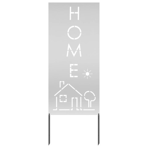 VidaXL Ekran zapewniający prywatność w ogrodzie Srebrny 50 x 140 cm