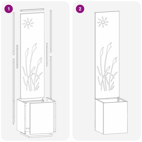 EKRAN ZAPEWNIAJĄCY PRYWATNOŚĆ W OGRODZIE OLIWKOWY 32X140CM