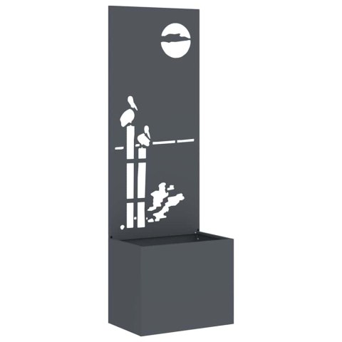 EKRAN ZAPEWNIAJĄCY PRYWATNOŚĆ W OGRODZIE ANTRACYT 50X140CM