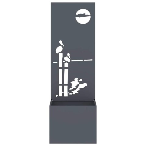 EKRAN ZAPEWNIAJĄCY PRYWATNOŚĆ W OGRODZIE ANTRACYT 50X140CM