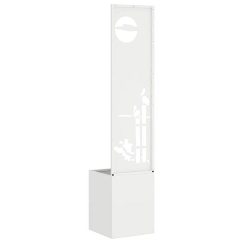 EKRAN ZAPEWNIAJĄCY PRYWATNOŚĆ W OGRODZIE BIAŁY 32X140CM