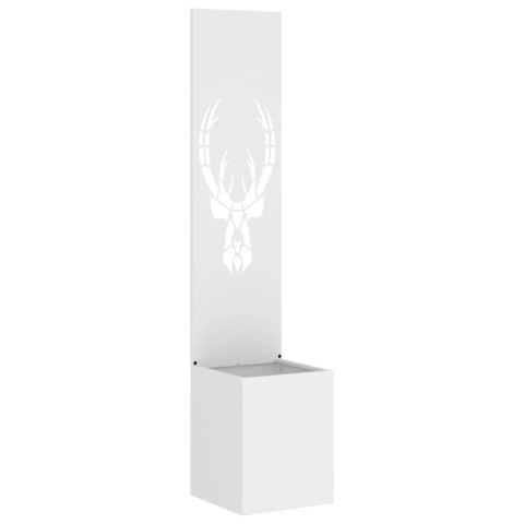 EKRAN ZAPEWNIAJĄCY PRYWATNOŚĆ W OGRODZIE BIAŁY 32X140CM