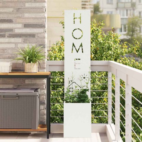 EKRAN ZAPEWNIAJĄCY PRYWATNOŚĆ W OGRODZIE BIAŁY 32X140CM