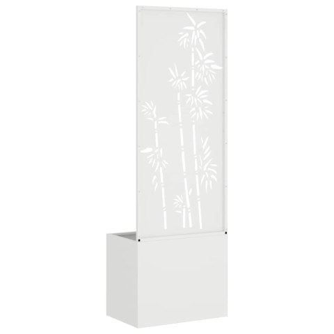 EKRAN ZAPEWNIAJĄCY PRYWATNOŚĆ W OGRODZIE BIAŁY 50X140CM