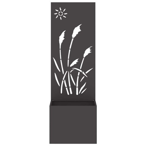 EKRAN ZAPEWNIAJĄCY PRYWATNOŚĆ W OGRODZIE CZARNY 50X140CM