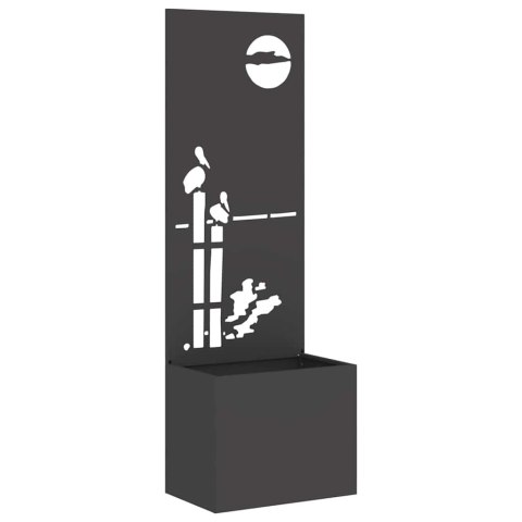 EKRAN ZAPEWNIAJĄCY PRYWATNOŚĆ W OGRODZIE CZARNY 50X140CM