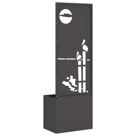 EKRAN ZAPEWNIAJĄCY PRYWATNOŚĆ W OGRODZIE CZARNY 50X140CM