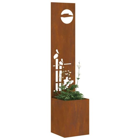 EKRAN ZAPEWNIAJĄCY PRYWATNOŚĆ W OGRODZIE RDZAWY 32X140CM