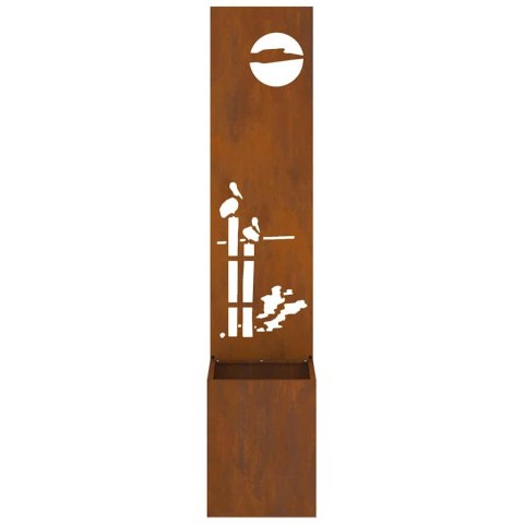 EKRAN ZAPEWNIAJĄCY PRYWATNOŚĆ W OGRODZIE RDZAWY 32X140CM