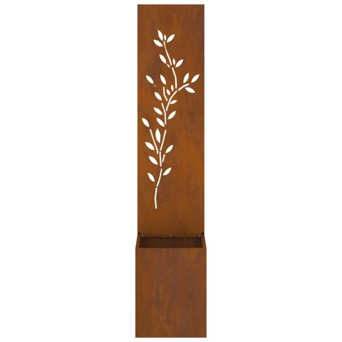 EKRAN ZAPEWNIAJĄCY PRYWATNOŚĆ W OGRODZIE RDZAWY 32X140CM